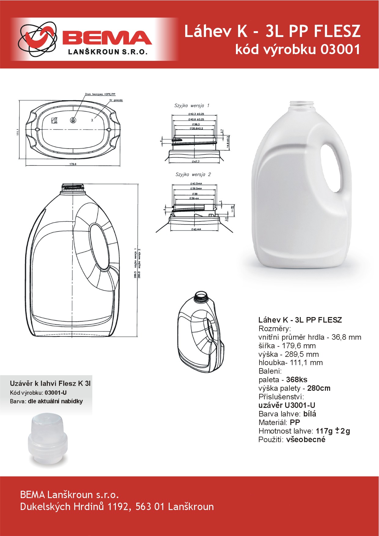 lahev K - 3L PP Flesz 27-6-2022